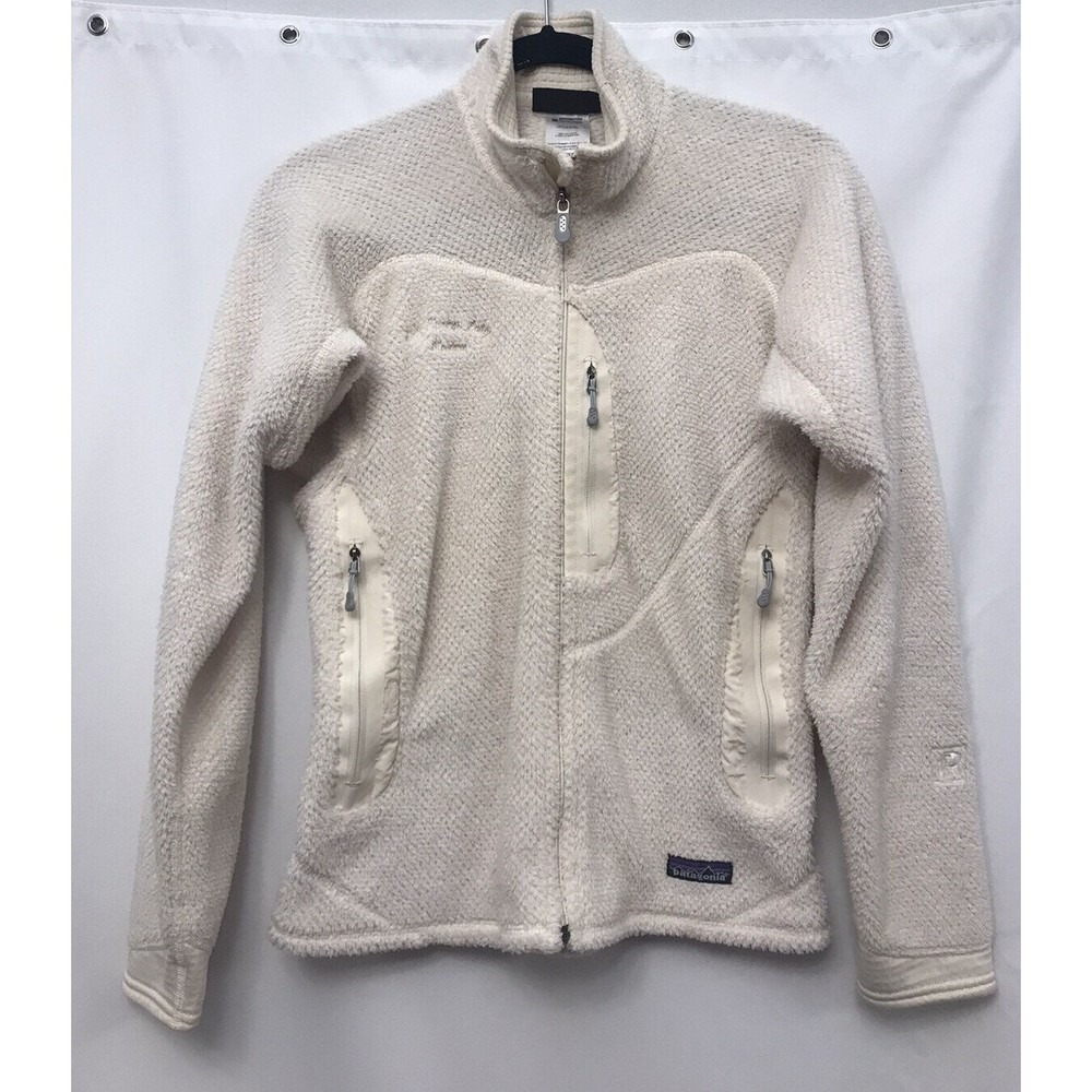 PATAGONIA Women's  Polartec Fleece Full Zip Up White M Regulator